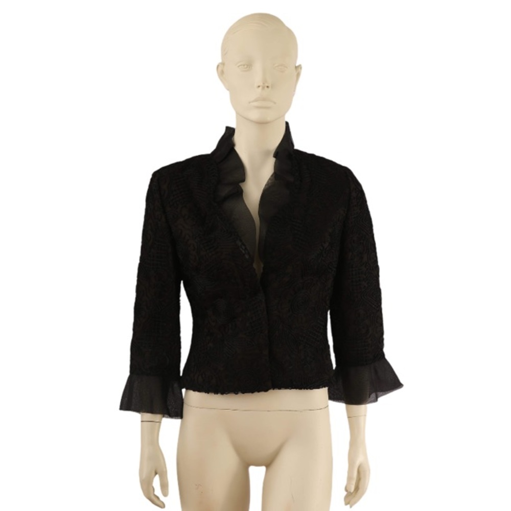FLORES & FLORES evening jacket. Size 6.